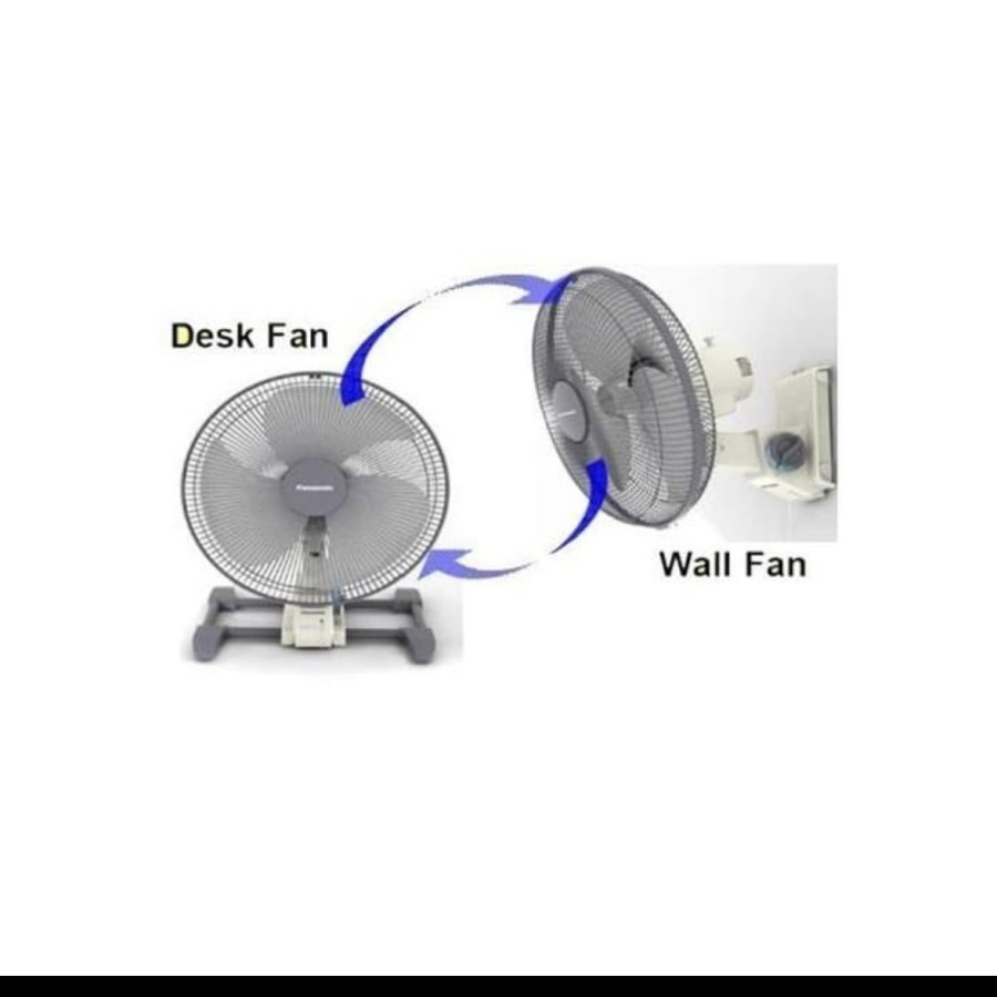 KDK WB 40 L - Kipas Angin Desk &amp; Wall Fan 2in1 16&quot; / Kipas Angin 2in1 16 Inch