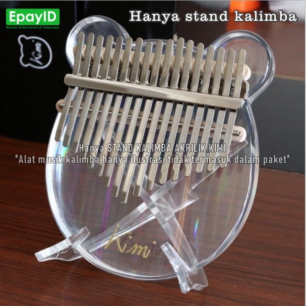Kimi Stand Holder Kalimba Acrylic Lumba Lumba Dolphin Tempat Holder Bracket Akrilik Original Mbira