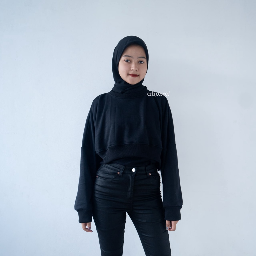 Nara Grosir - Real Crop Sweater l Sweater Wanita