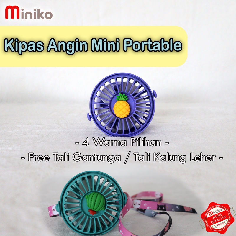 Kipas Angin Portable Tali kode HA-1258 / Kipas Angin karakter Lucu