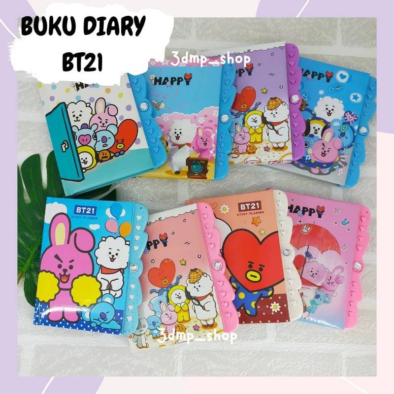 buku diary bt21 kpop