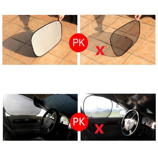 Anti Panas UV Protector Kaca Mobil 6 sisi Kain UV Portable 6 in 1