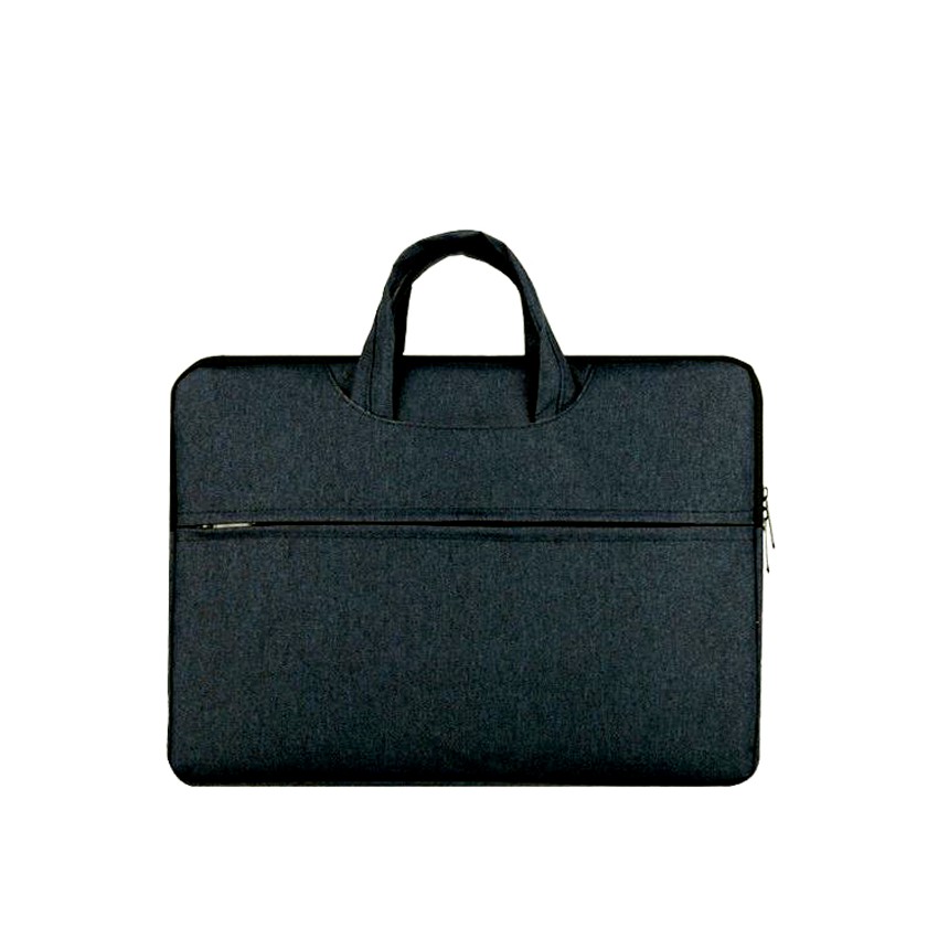 Tas Laptop Softcase Macbook Nylon Jinjing 15.6 inch - Hitam lokal