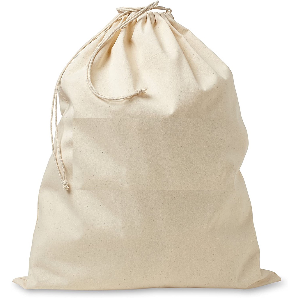 Tas laundry polos/ tas baju tali serut polos