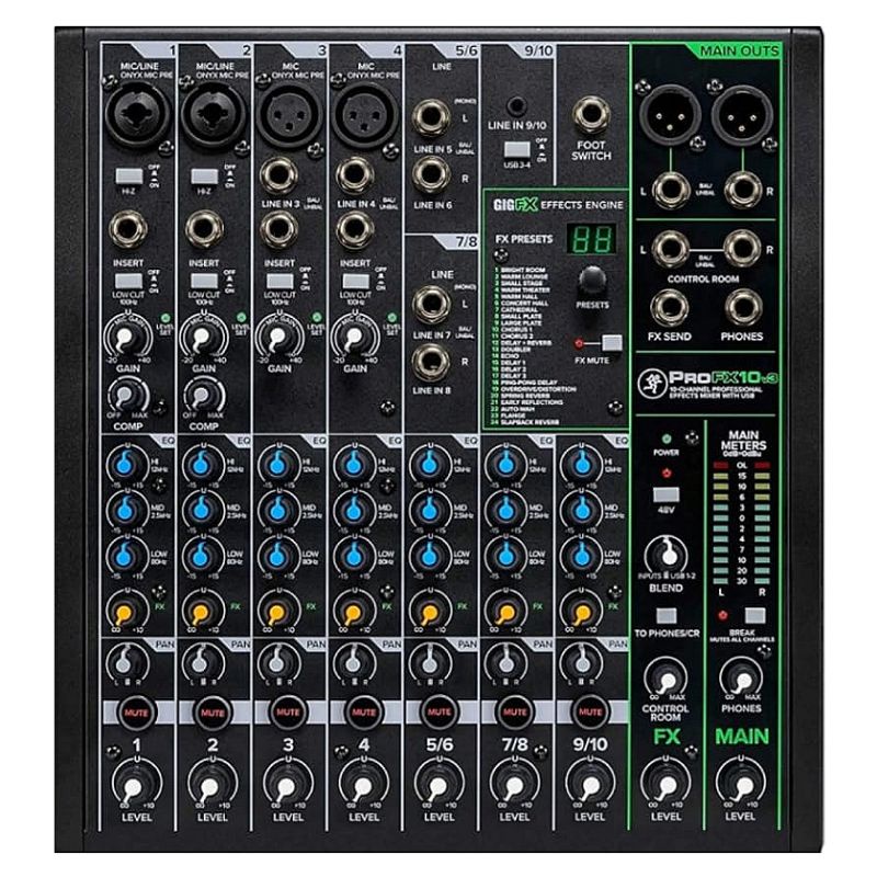 mixer audio Professional MACKIE PRO FX10v3 FX10 v3 ORIGINAL