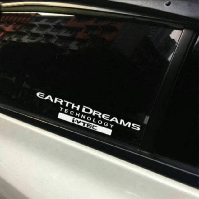 Stiker Mobil Honda Earth Dreams Tecno i-VTEC
