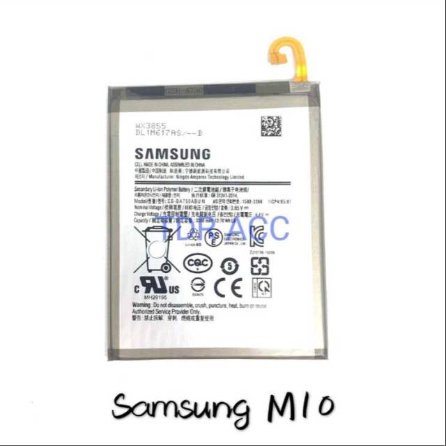 BATERAI SAMSUNG GALAXY A10/A105/M10/M105/A7 2018/A750/EB-BA750AB