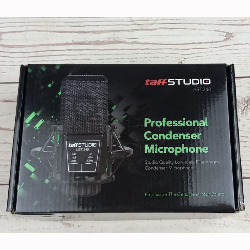 Microphone LGT-240 - Mic Condenser Recording Professional Suara Jelas