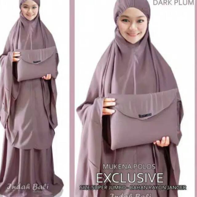 Mukenah rayon bali,polos