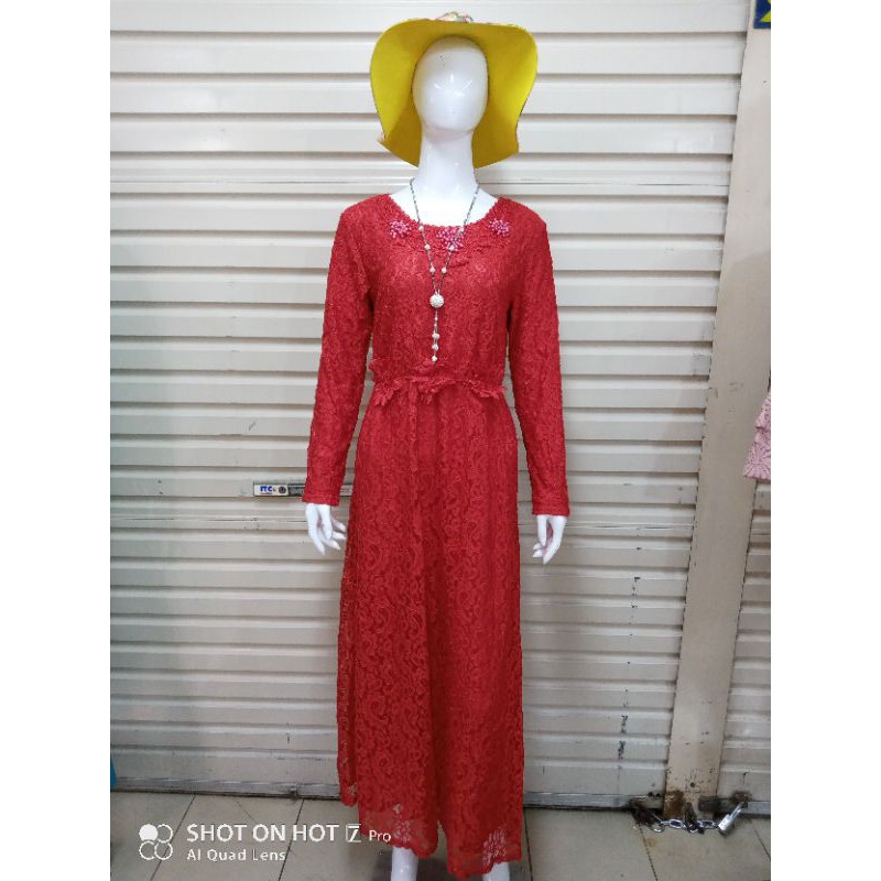Gamis brukat model