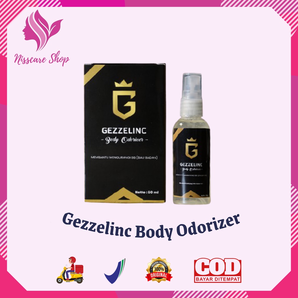 Gezzelinc Body Odorizer Deodoran Asli Tahan 72 Jam