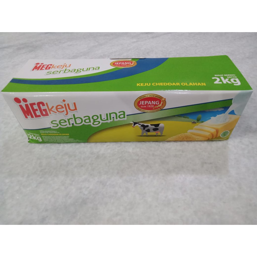 

Keju Cheddar Meg Serbaguna 2 KG