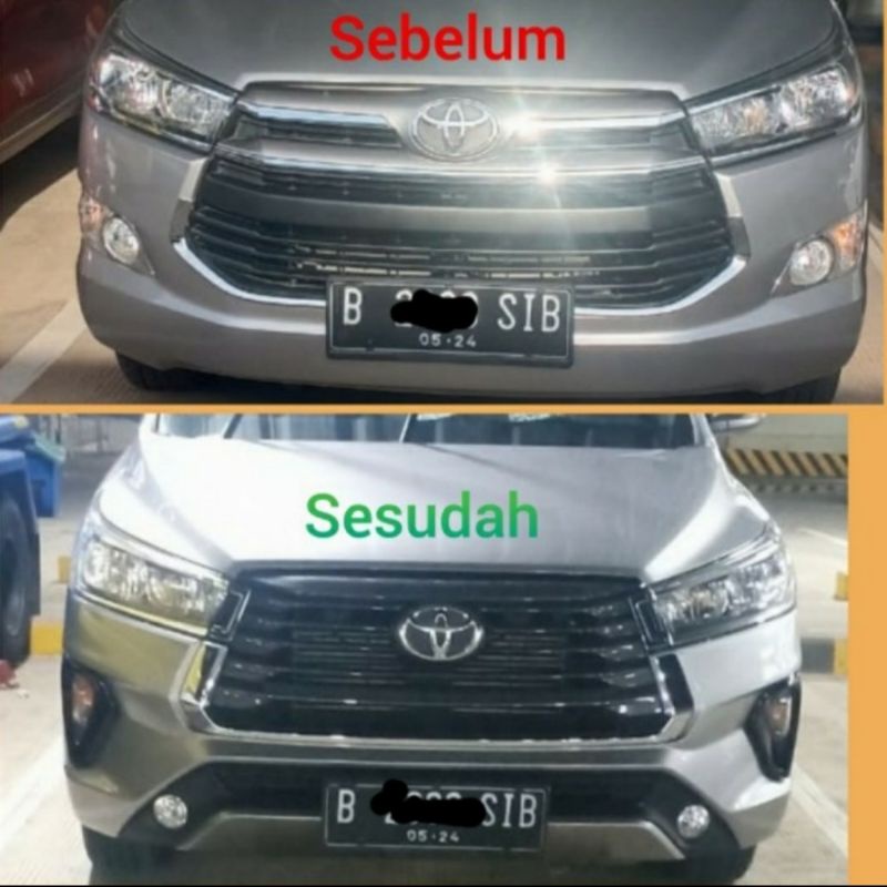 paket upgrade innova reborn ke innova facelift 2021
