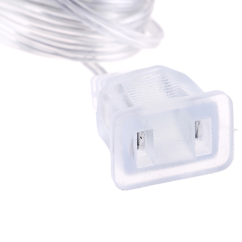 (LUCKID) Kabel Extension Power Plug EU / UK Panjang 5m Untuk Lampu Natal LED