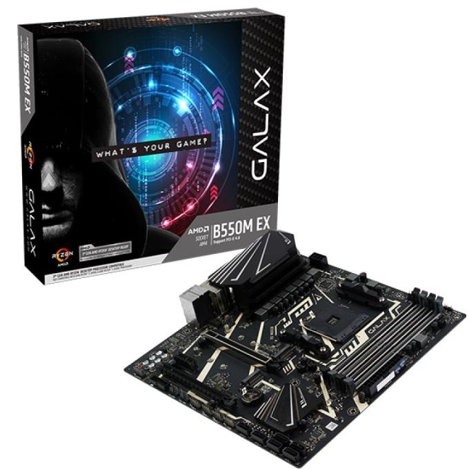 Galax B550M Ex (Am4, Amd Promontory B550, Ddr4, M.2 Pcie 4.0)