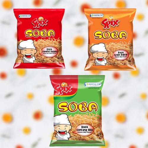 

snack siantar top Spix Soba Mie ala jepang ecer