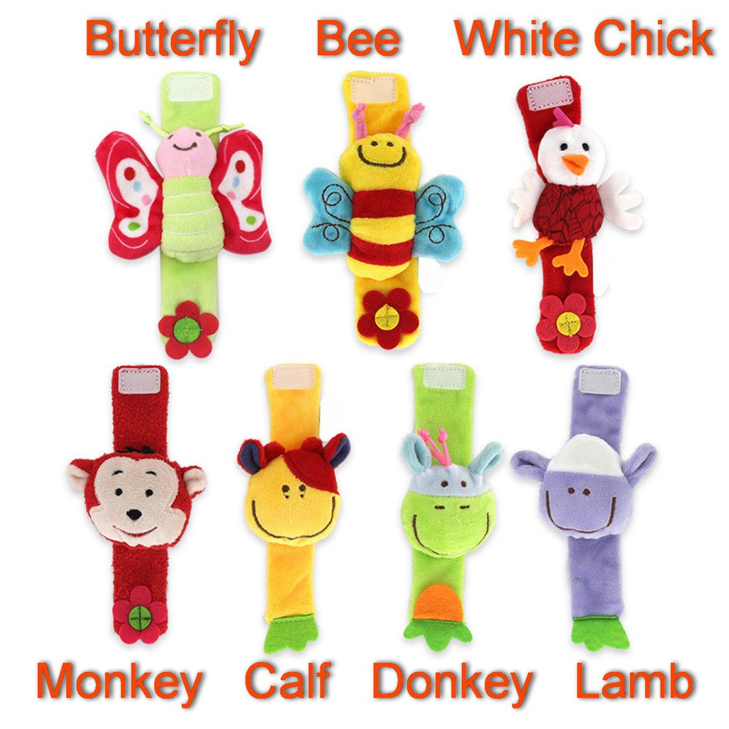 Rattle Gelang Mami Beby Lucu Bentuk Hewan Mainan Tangan Rattle Gelang Mami Beby Lucu Bentuk Hewan Mainan Tangan