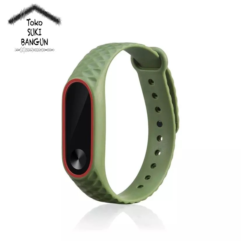 TALI JAM Xiaomi Mi Band 2 Silicone Rubber PRISMATIC Watch Strap Band