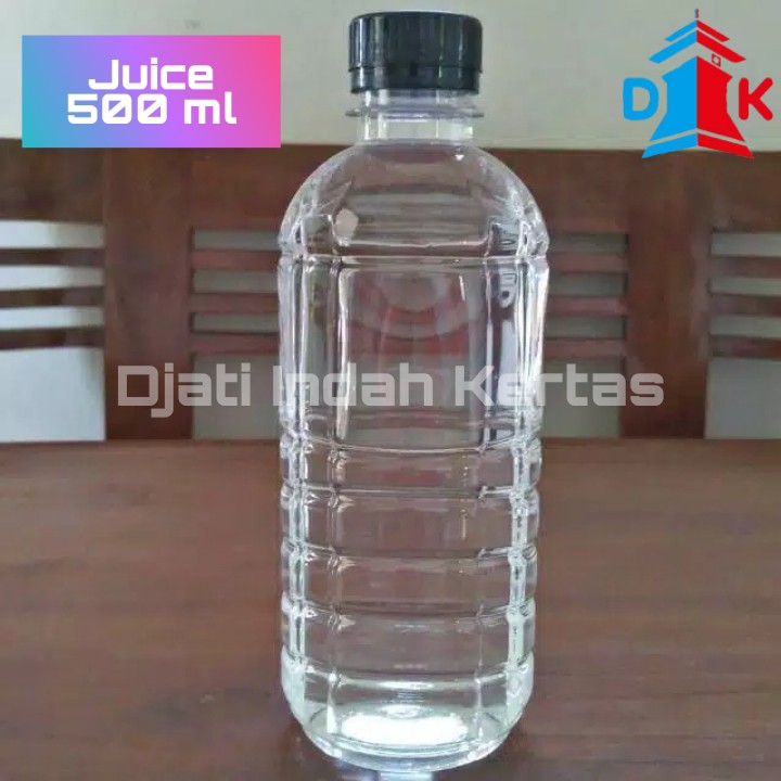 PROMO!!! Botol Minum Bening ( Juice ) Sekali Pakai Uk 500 ml.