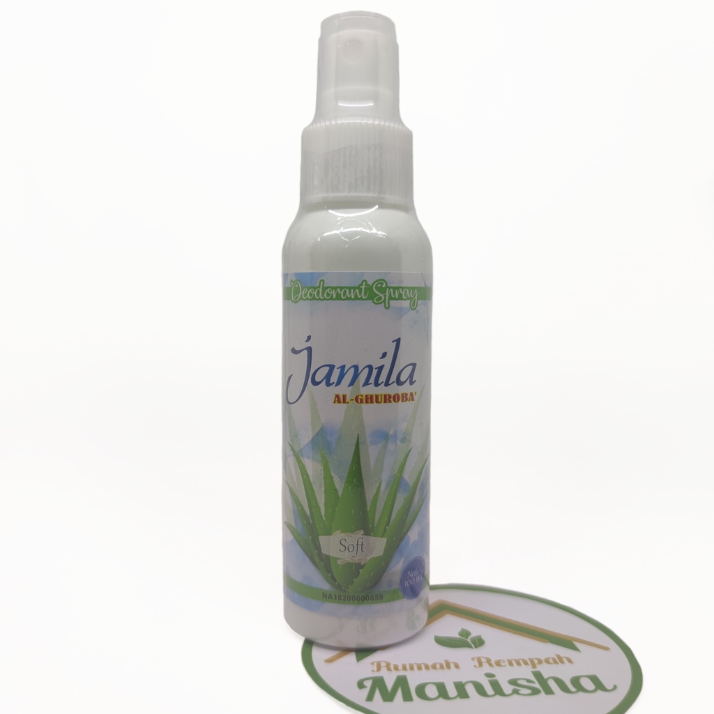 Deodorant Spray Herbal Halal Jamila Al-Ghuroba 100ml