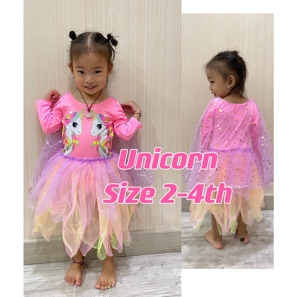 H&amp;M setelan baju ballet anak rok tutu dress anak perempuan cosplay balet tangan panjang pendek leotard senam