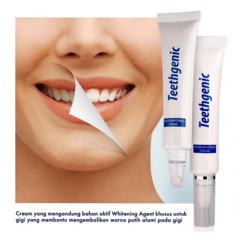 [COD] Teethgenic PEMUTIH GIGI INSTANT PUTIH SECARA ALAMI Krim Whitening Hasilnya Permanent