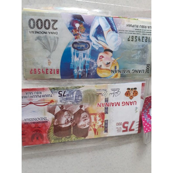

1pck isi 20 uang mainan anak