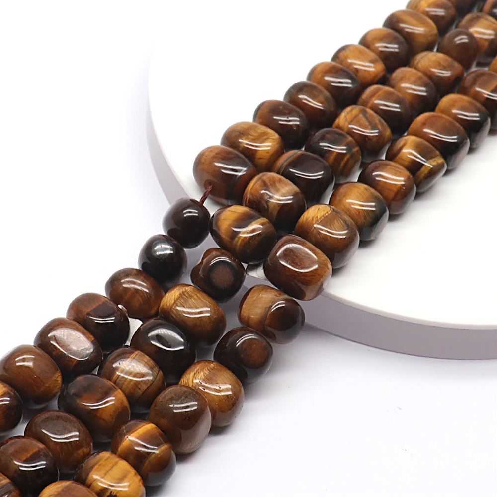 MANIK BATU TIGER EYES TUMBLE CABOCHON | MANIK BAHAN GELANG & KALUNG TIGER EYES | MANIK BATU ASLI TIG