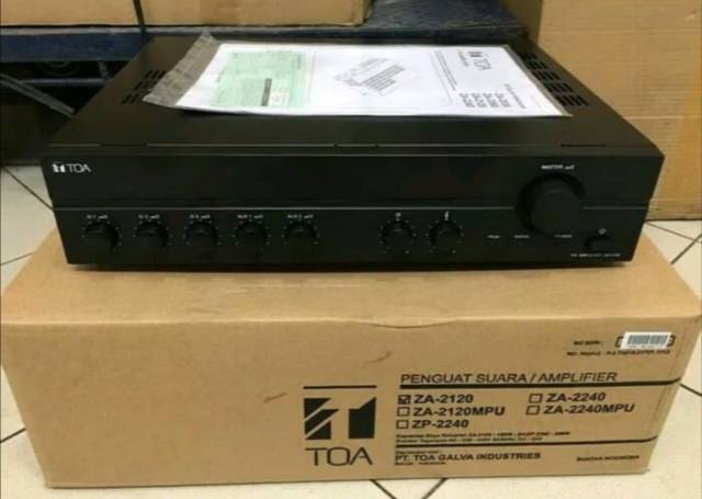 Ampli TOA ZA-2240.ORIGINAL.240WATT.garansi resmi TOA.