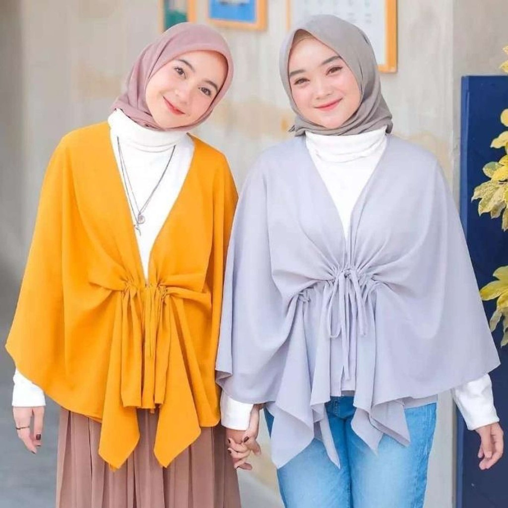 Baju Atasan THALIA Outer Cardigan Moscrepe