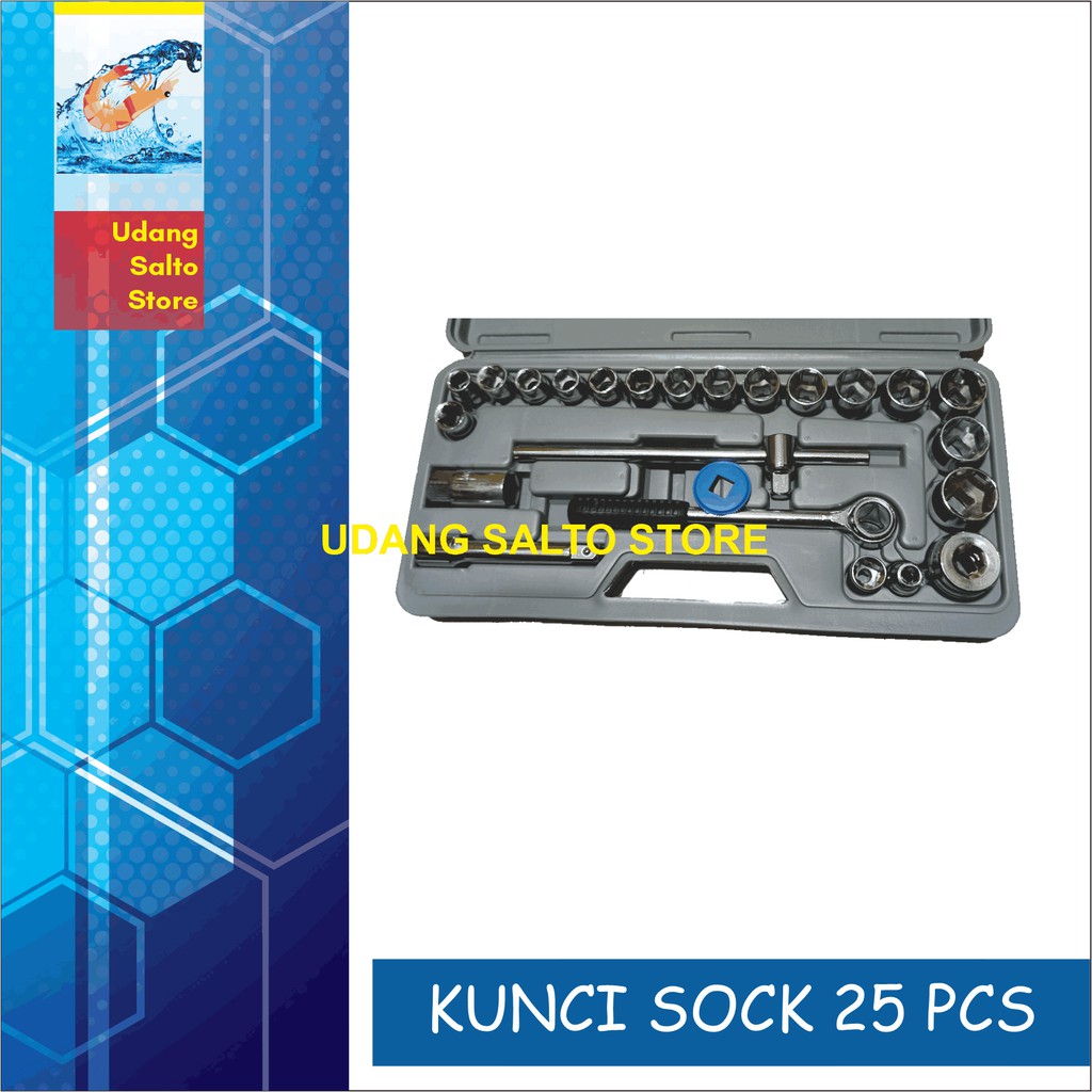 KUNCI SOK SET 8-32MM 25PC