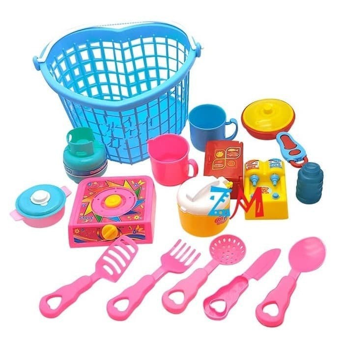 Mainan Masak Masakan Cooking Set WJS221 /Mainan Murah Kitchen Set Anak Alat Masakan Dapur Mainan Anak