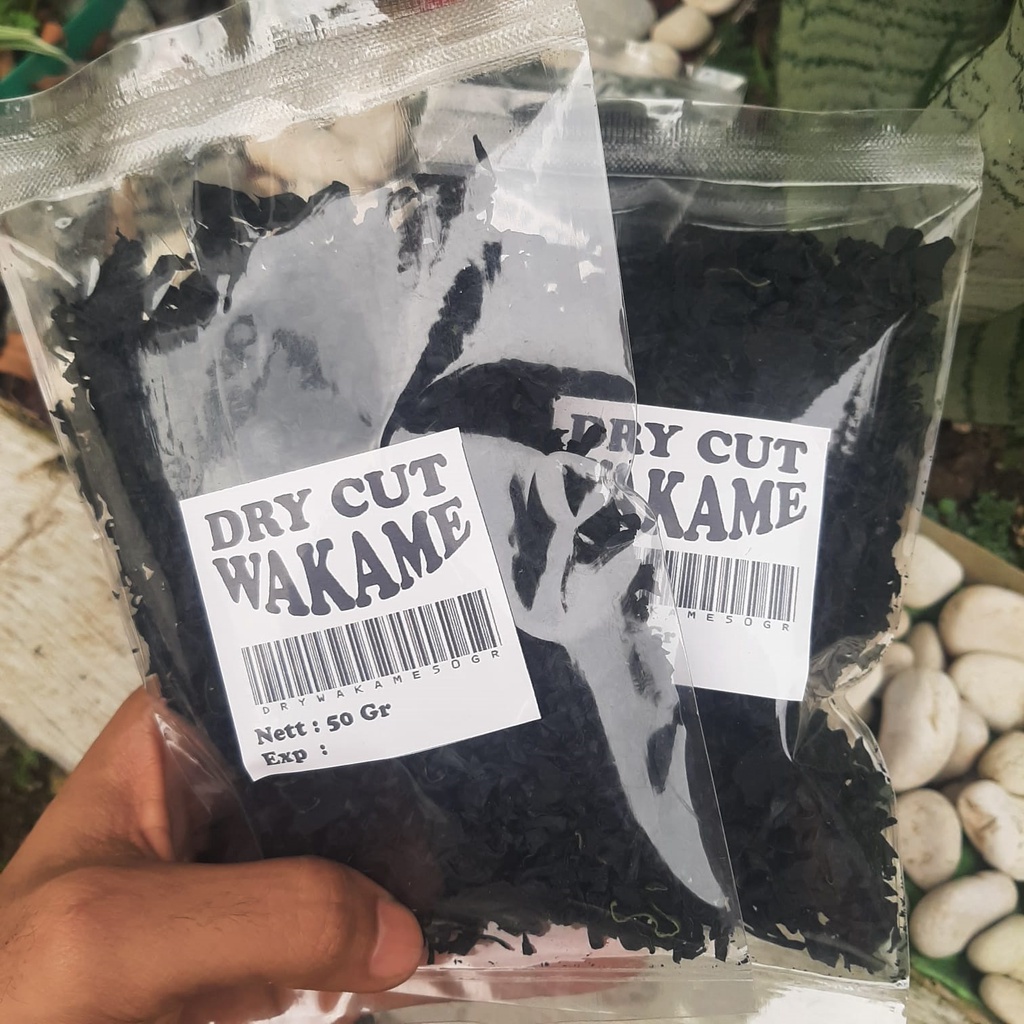 DRY WAKAME Rumput Laut Kering │Dried Cut Wakame Import untuk Miso Sup Ramen Udon