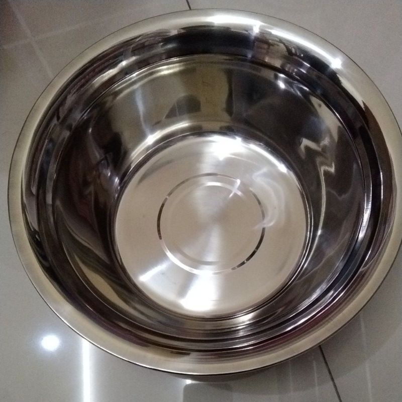 Mangkok Besar Baskom Stainless