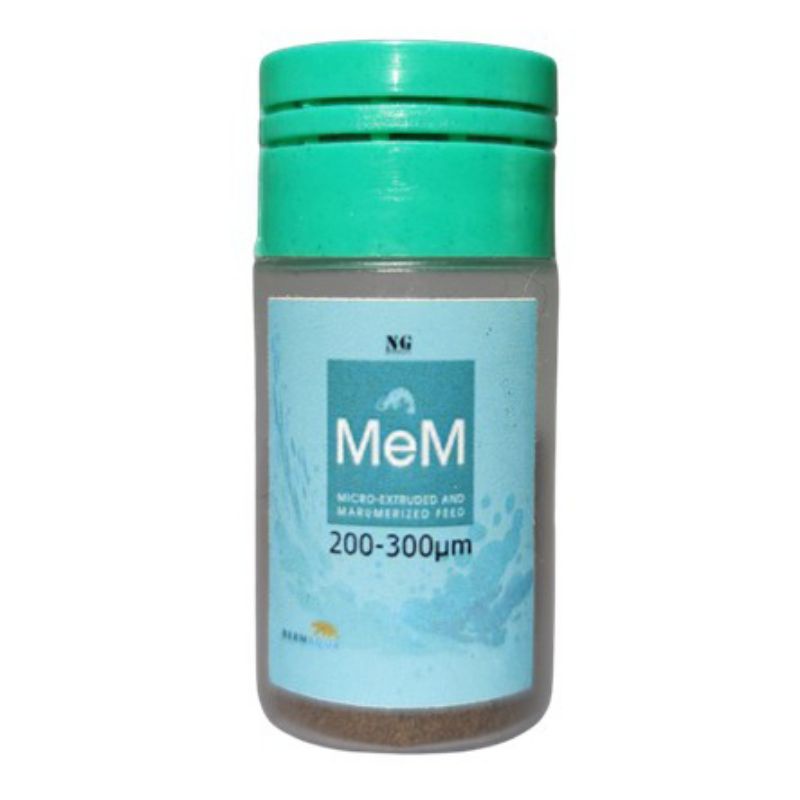 Pelet MeM prime 200-300 2/3 micron 10gr Pakan Burayak Ikan Cupang Guppy Hias