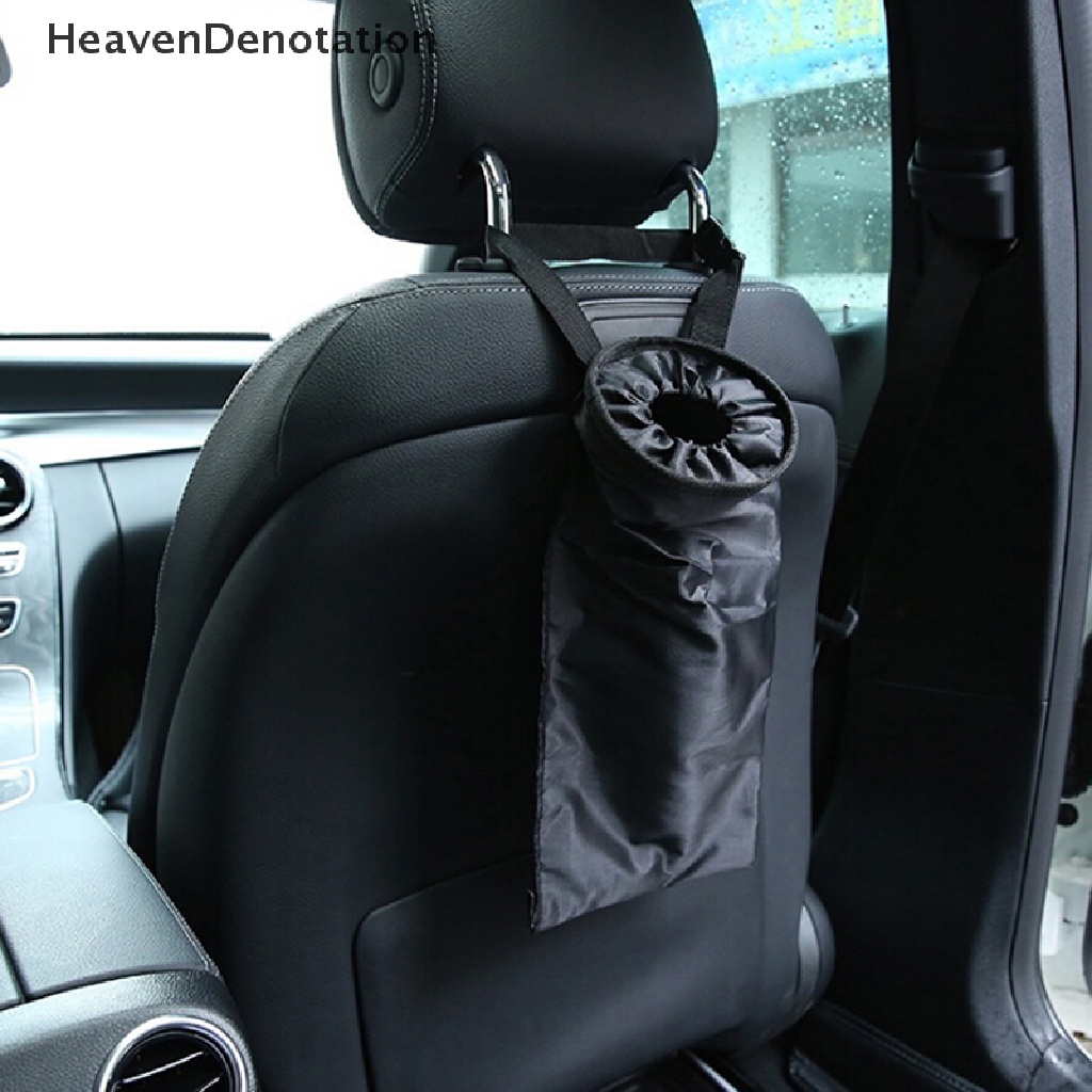 [HeavenDenotation] Car trash can garbage hanging bag holder container auto back seat storage bags