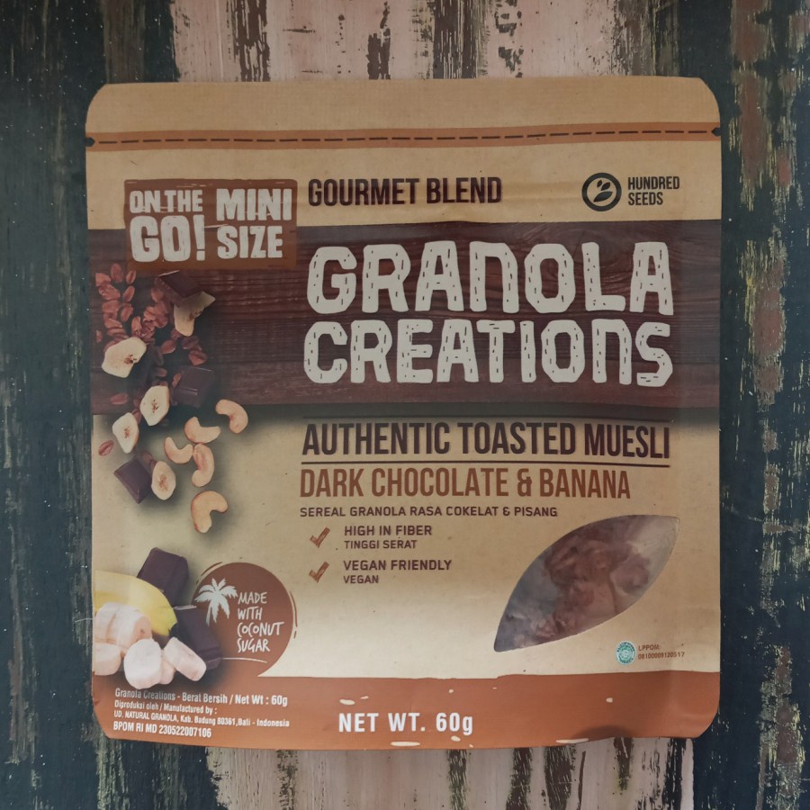 

Granola Creations Chocolate Banana 60gr