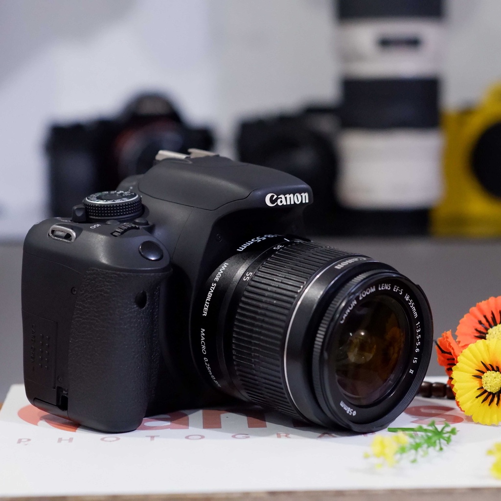 CANON Eos 600d dan lensa kit siap pakai mulus terawat -masih doff-2