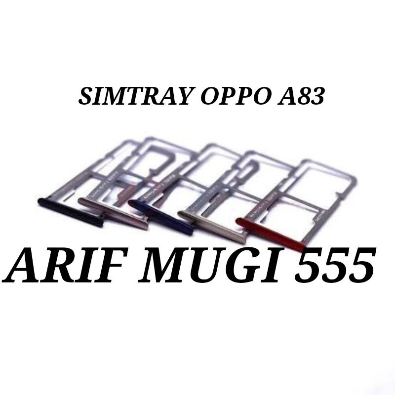 SIMTRAY SIMLOCK SLOT SIM CARD TEMPAT KARTU OPPO A83 2018 ORIGINAL