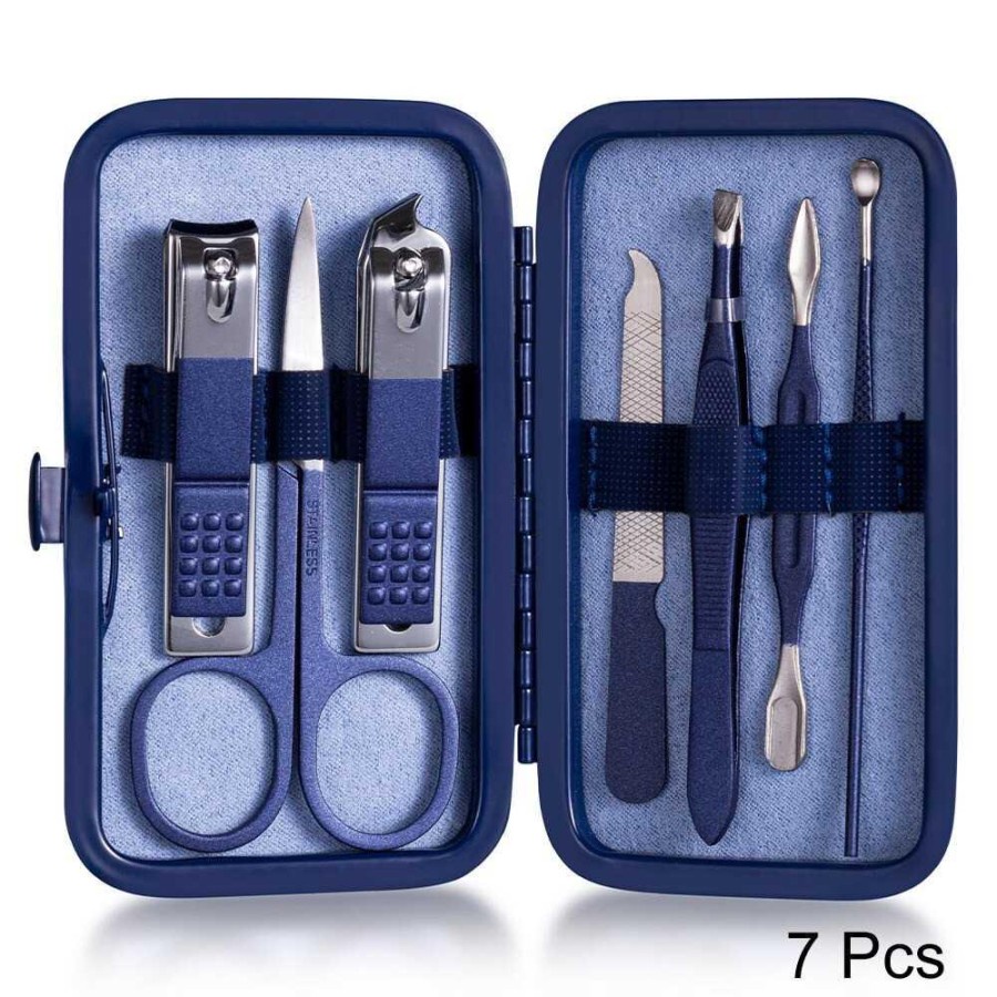 Gunting Kuku Nail Art Set Manicure Pedicure 7 PCS - LM302 - Blue