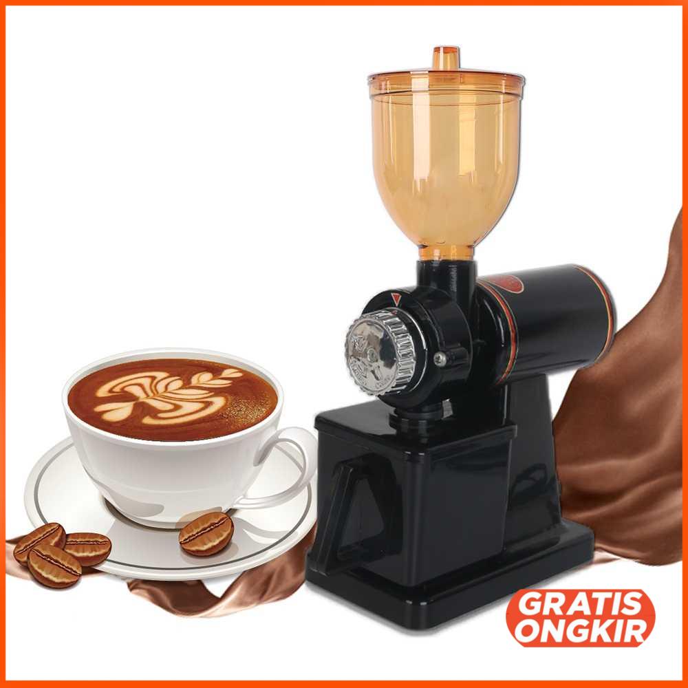 Penggiling Kopi Electric Coffee Grinder - 600N hitam