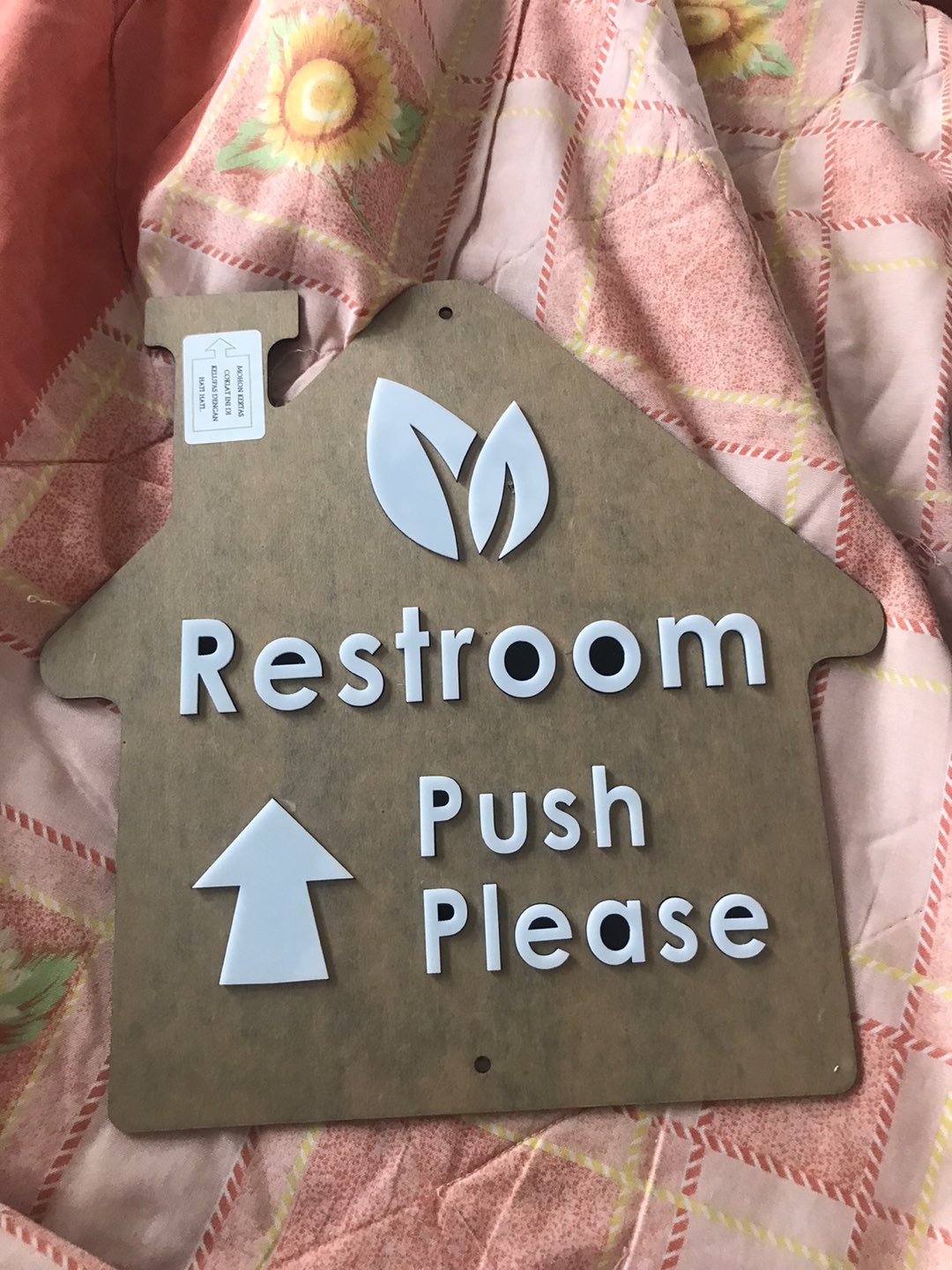 Nomor Rumah Akrilik 2 Layer Murah Bentuk Rumah Baru