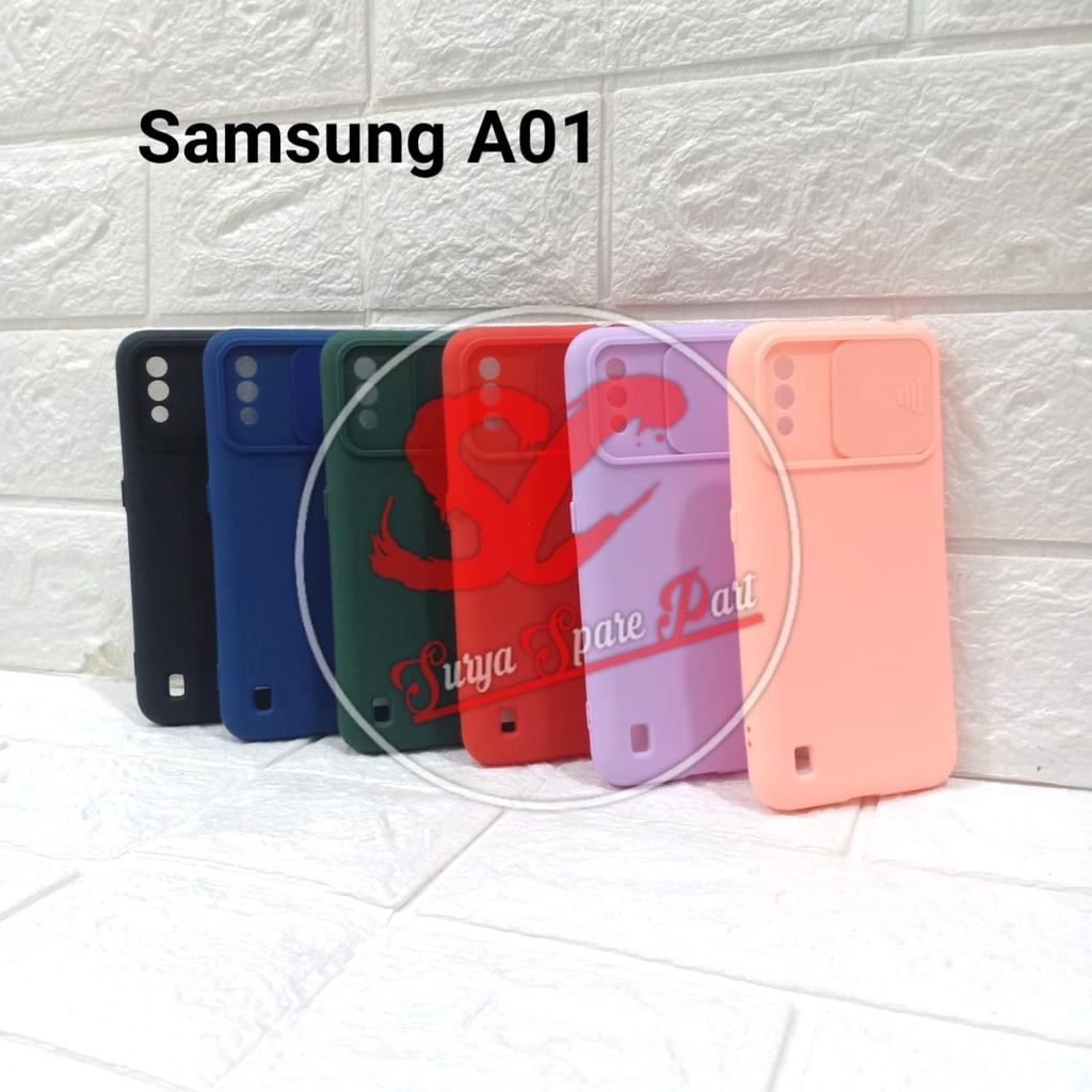 SOFTCASE SLIDE CAMERA PROTECTOR SAMSUNG A01 A01 CORE - SC