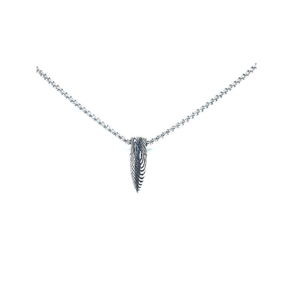 kalung titanium rollo bandul peluru 100% anti karat anti luntur kalung fashion pria asli titanium