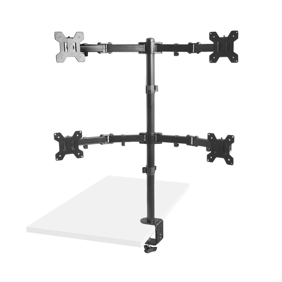 Bracket Monitor OXIMUS HYDRA ZD1141 | 4 Monitor LCD LED Jepit Meja