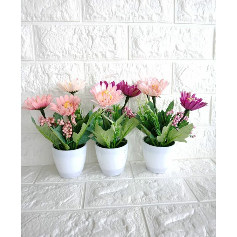 Naindo- Bunga Artifisial Matahari-hiasan ruang tamu-kantor-bunga palsu-bunga pajangan