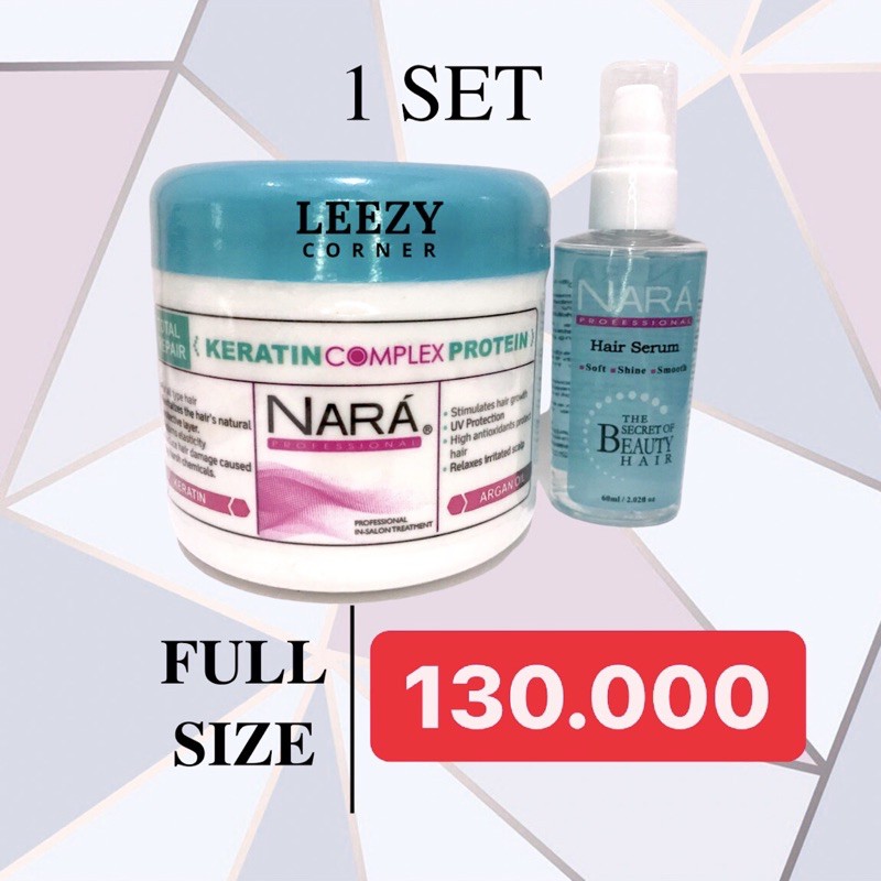 NARA KERATIN HAIR MASK / MASKER RAMBUT NARA / NARA PROFESSIONAL HAIR KERATIN COMPLEX MASK 500gr