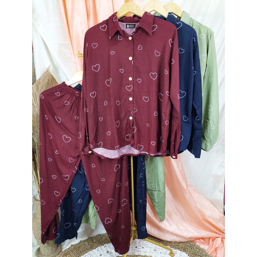 IFANI || ZYANA One Set || Setelan Panjang || Babydoll Katun Rayon by My Ifani || Setelan Busui || Se