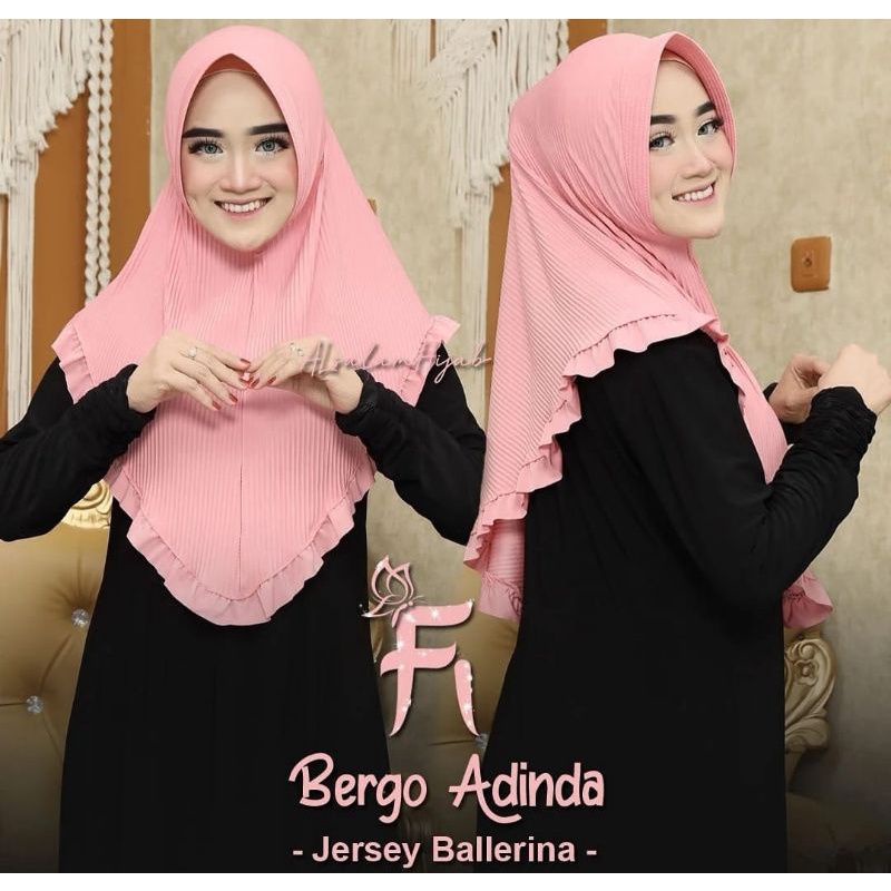 BERGO PLISKET REMPEL ORI FI HIJAB  || JILBAB INSTAN REMPEL PLISKET || HIJAB KEKINIAN