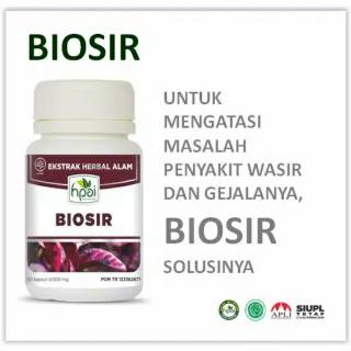 BIOSIR HPAI - OBAT HERBAL WASIR- Obat herbal ambeien